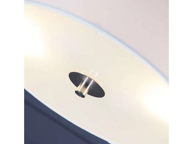 Plafonnier rustique blanc 30 cm 2 lumières - Drum