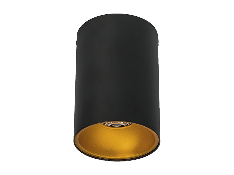 Spot encastré noir avec or - Deep