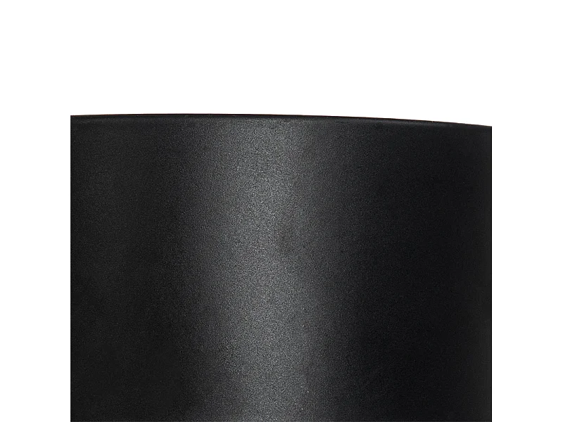 Plafonnier moderne noir avec verre fumé - Stiklo