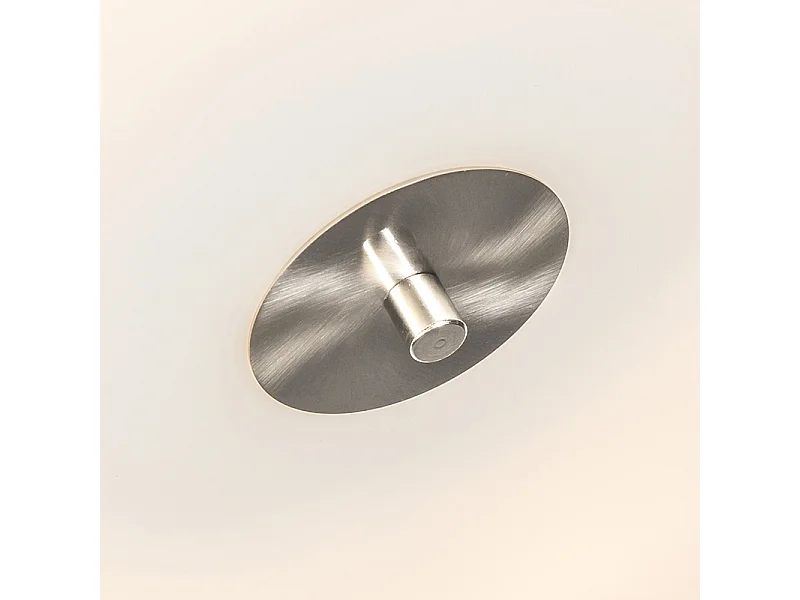 Plafonnier Country gris 70 cm - Drum Jute