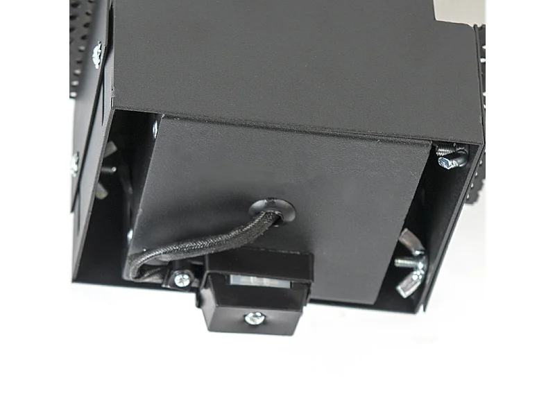 Spot encastré noir GU10 orientable et inclinable sans bordure - Oneon