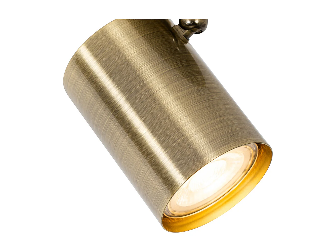 Spot encastré moderne bronze orientable carré - Jeana