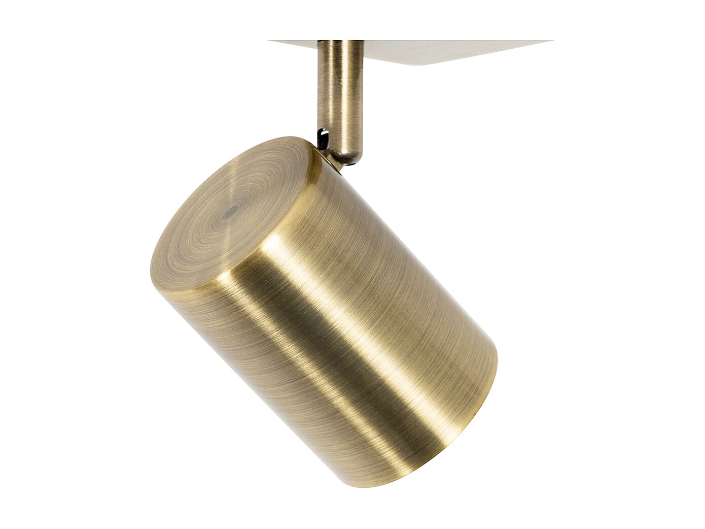 Spot encastré moderne bronze orientable carré - Jeana