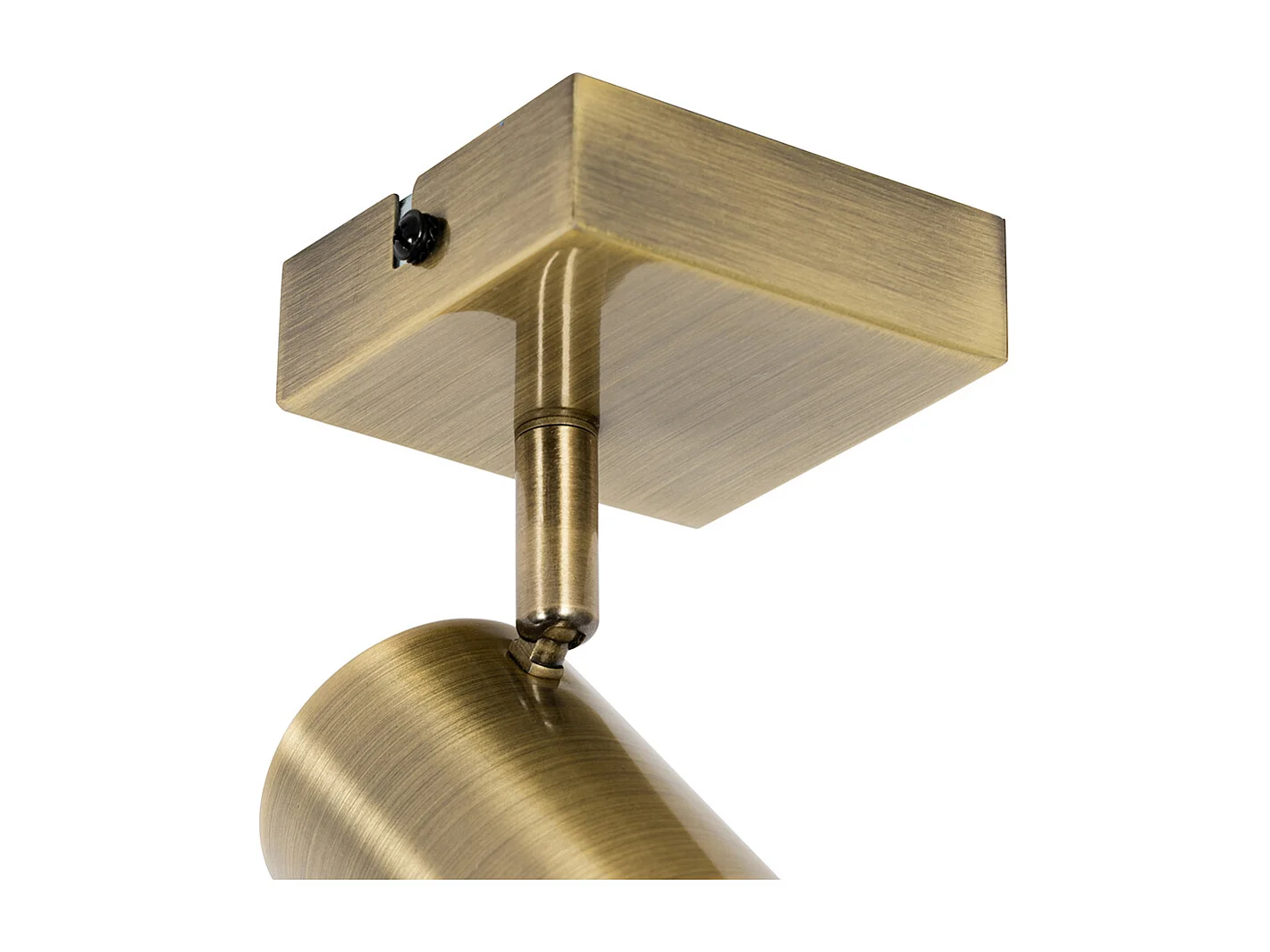 Spot encastré moderne bronze orientable carré - Jeana