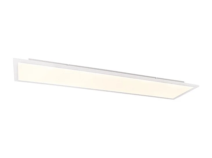 Plafonnier moderne en acier 120 cm avec LED à 4 niveaux de luminosité - Liv