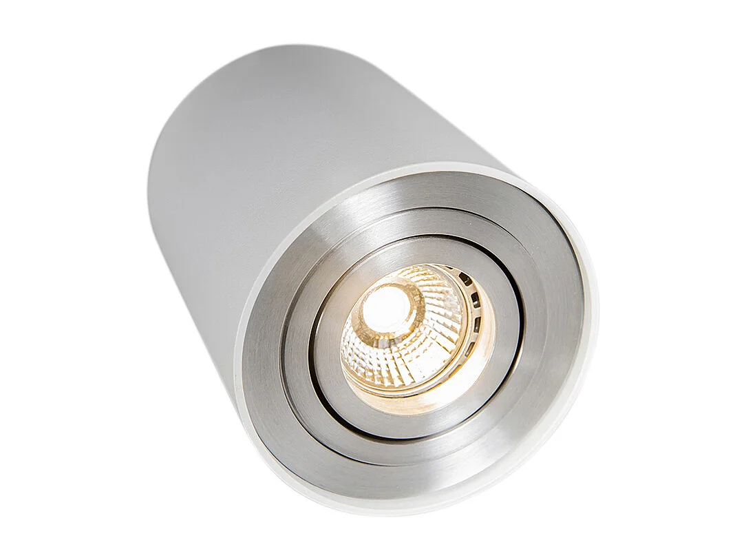 Ensemble de 6 spots blancs orientables et inclinables - Rondoo 1 Up