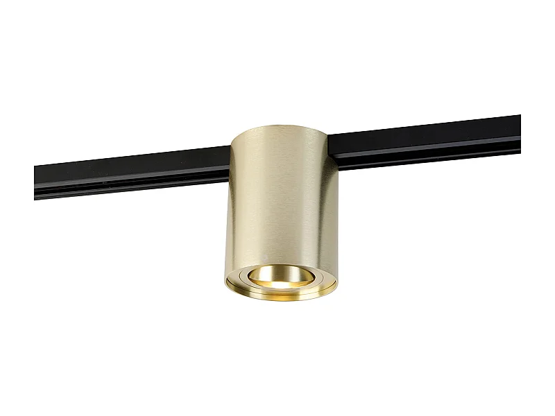 Spot sur rail moderne monophasé doré - Rondoo Up