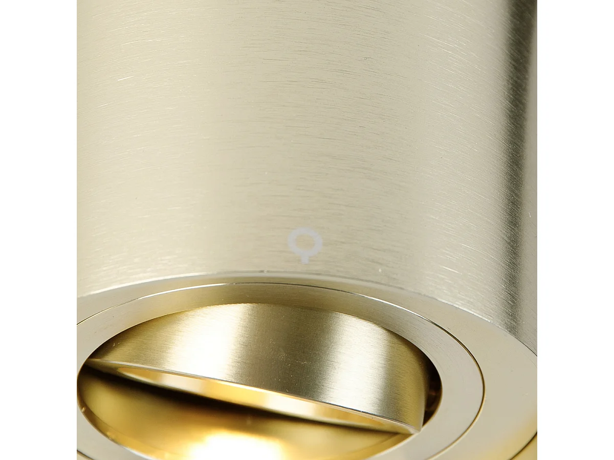 Spot sur rail moderne monophasé doré - Rondoo Up