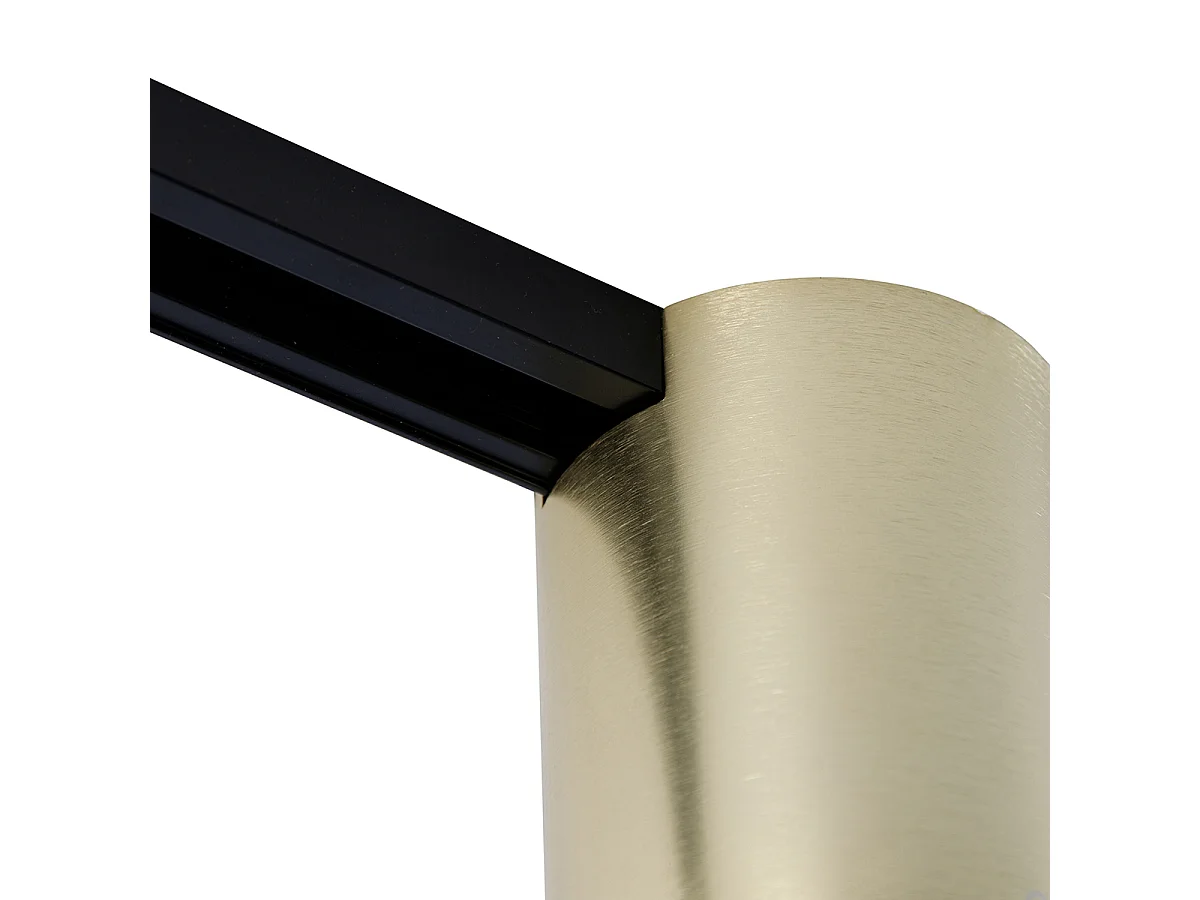 Spot sur rail moderne monophasé doré - Rondoo Up