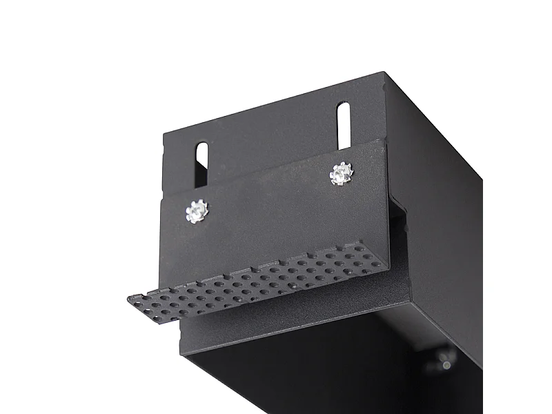 Spot encastré noir orientable et inclinable sans bordure 2 spots - Oneon Honey