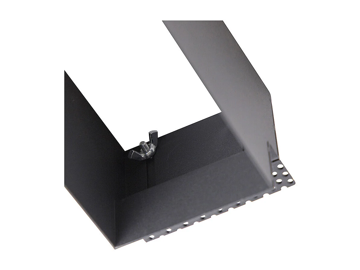 Spot encastré noir orientable et inclinable sans bordure 2 spots - Oneon Honey