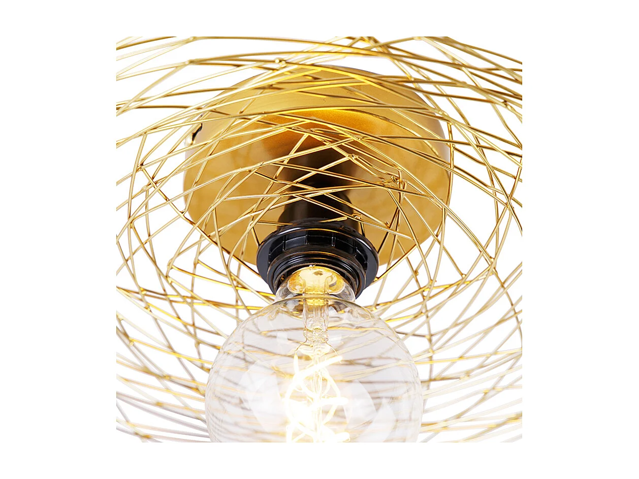 Plafonnier oriental or 60 cm - Glan