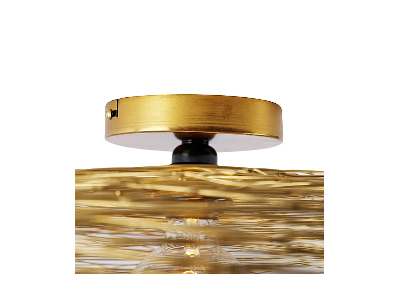 Plafonnier oriental or 60 cm - Glan