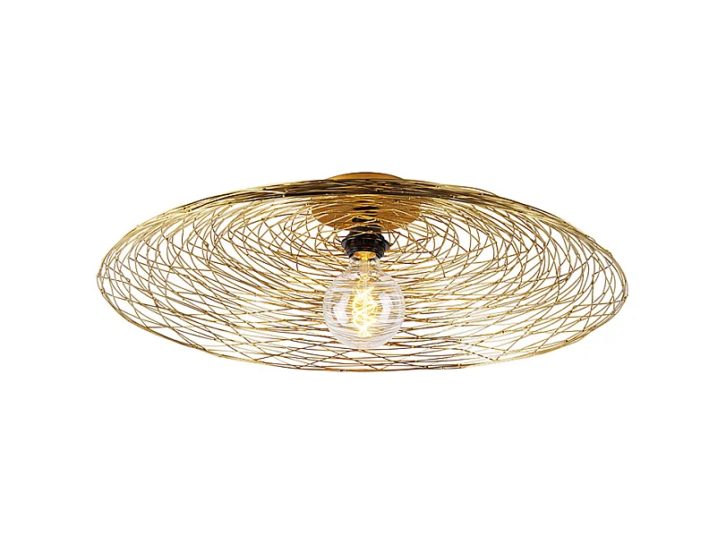Plafonnier oriental or 60 cm - Glan