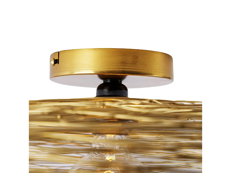 Plafonnier oriental doré 60 cm - Glan