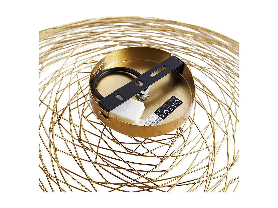 Plafonnier oriental doré 60 cm - Glan