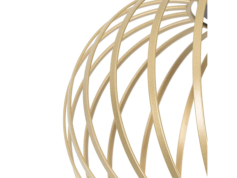 Plafonnier design doré 30 cm - Johanna