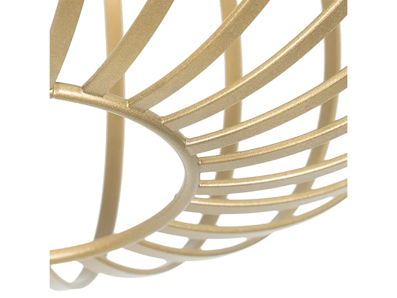 Plafonnier design en laiton 30 cm - Johanna