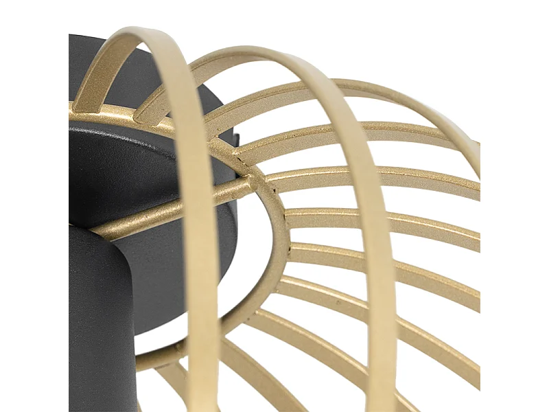 Plafonnier design en laiton 30 cm - Johanna