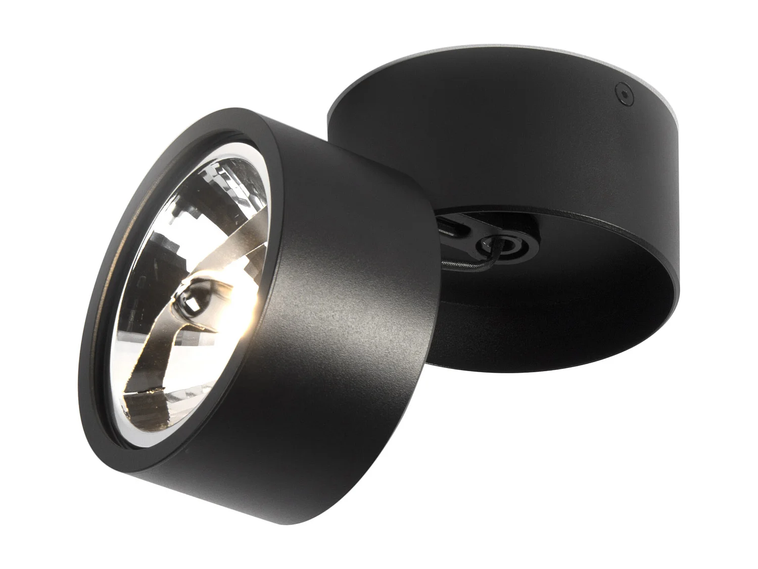 Set de 2 spots noir réglable - Go Nine Tubo