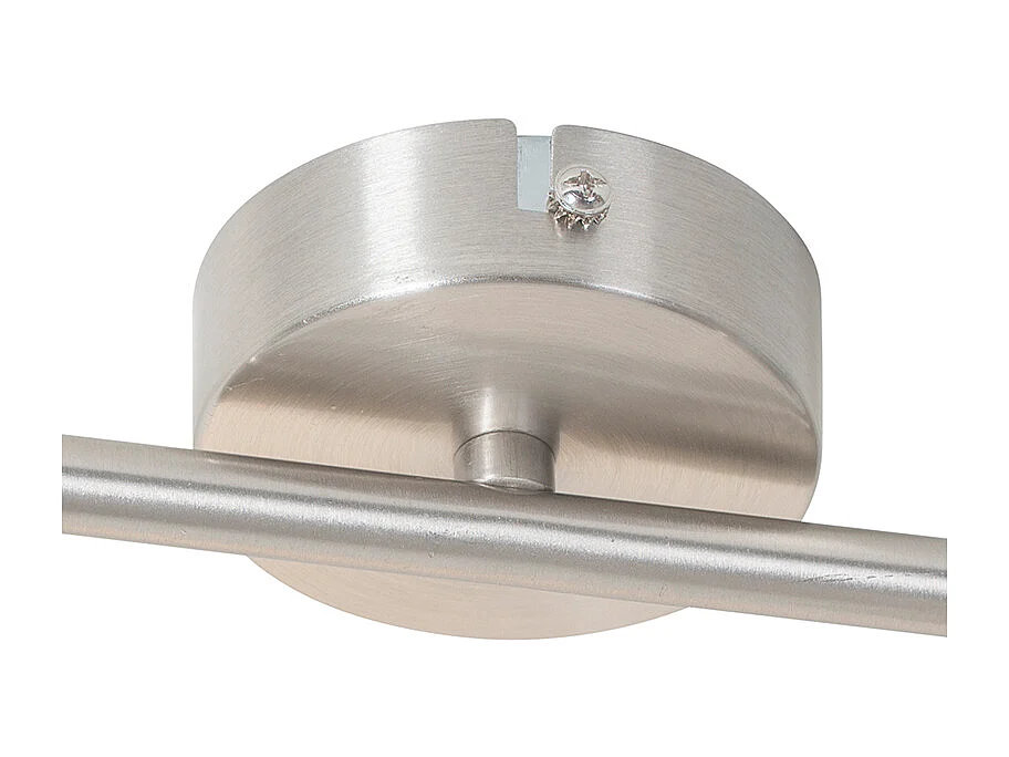 Plafonnier moderne en acier 2 lumières orientables - Jeana