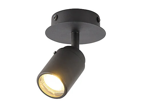 Spot de salle de bain moderne noir IP44 - Ducha