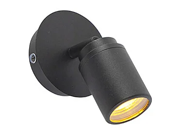 Spot de salle de bain moderne noir IP44 - Ducha