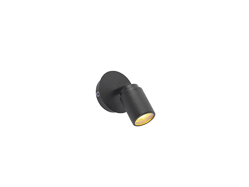 Spot de salle de bain moderne noir IP44 - Ducha
