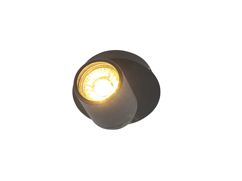 Spot de salle de bain moderne noir IP44 - Ducha