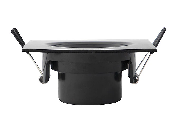 Lot de 3 spots encastrés noirs avec LED à intensité variable 3 niveaux - Miu