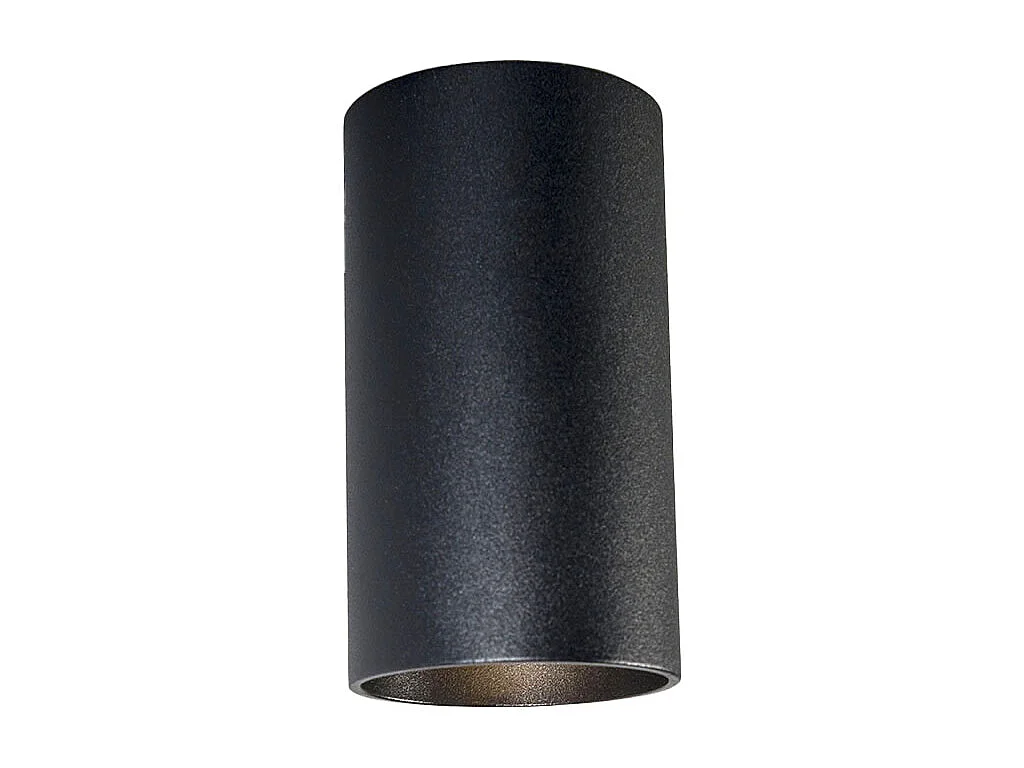 Spot apparent moderne noir 5,5cm GU10 50mm - Tuba