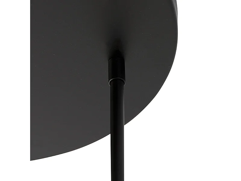 Plafonnier moderne noir 3 lumières - Facil