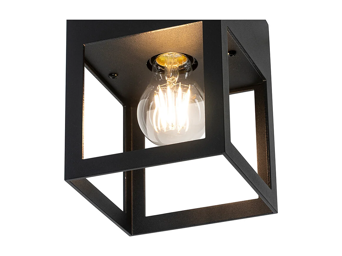 Plafonnier moderne cube noir - Cela