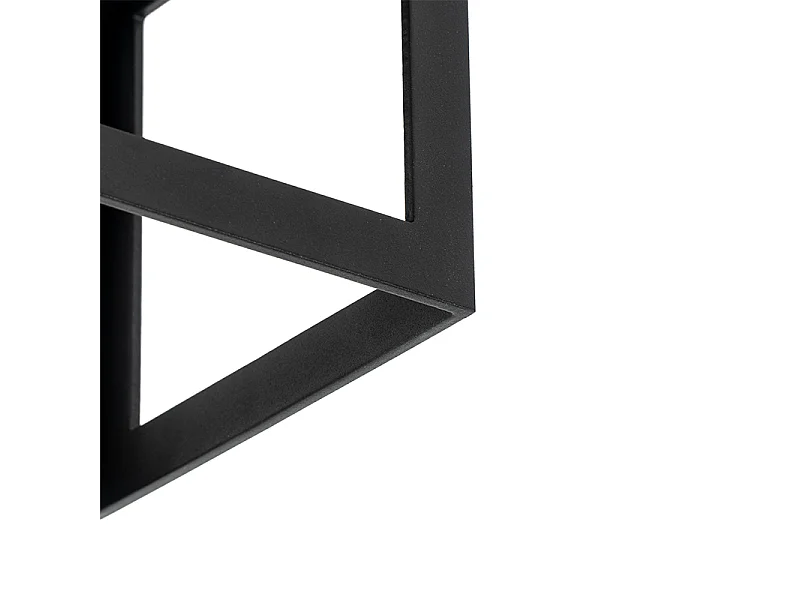 Plafonnier moderne cube noir - Cela