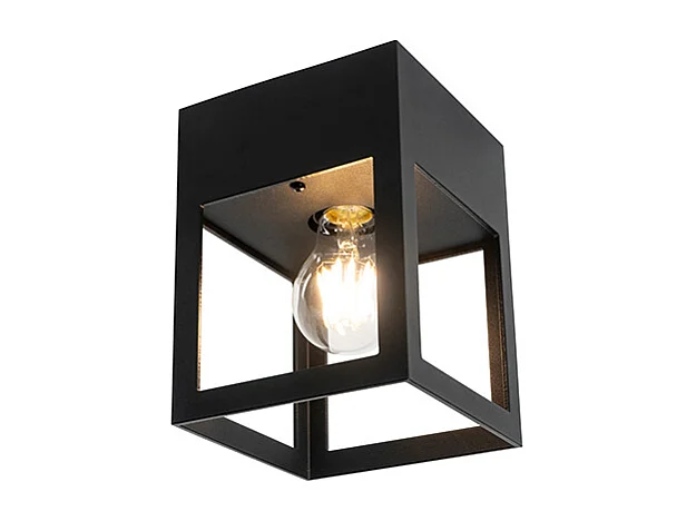 Plafonnier moderne cube noir - Cela