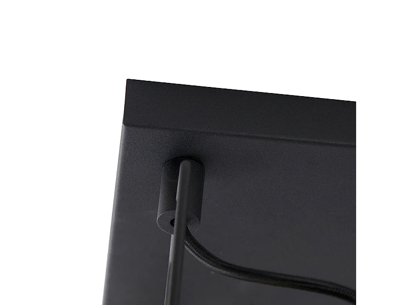 Spot industriel noir 4 lumières - Suplux