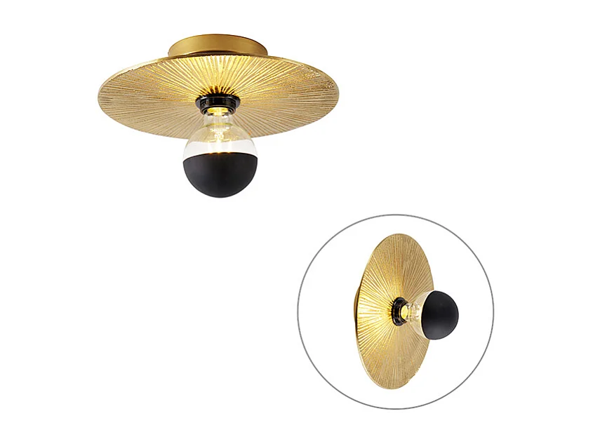 Plafonnier oriental doré - Konge