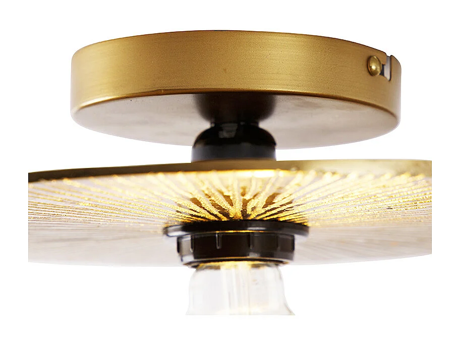 Plafonnier oriental doré - Konge