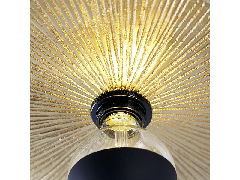 Plafonnier oriental doré - Konge