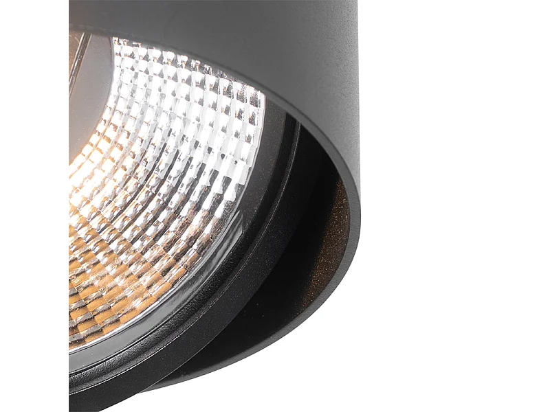 Spot design noir AR111 - Impact