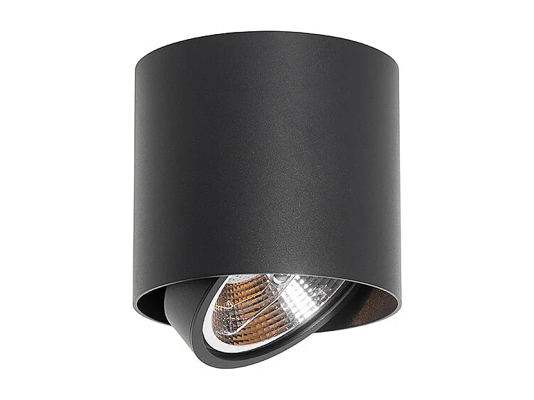 Spot design noir AR111 - Impact