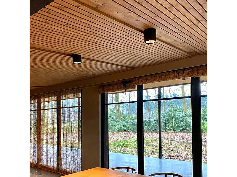 Spot design noir AR111 - Impact