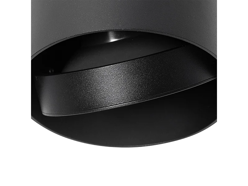 Spot design noir AR111 - Impact