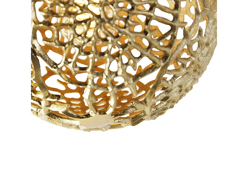 Plafonnier Art Déco Or et Noir - Maro