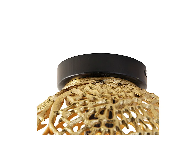 Plafonnier Art Déco Or et Noir - Maro