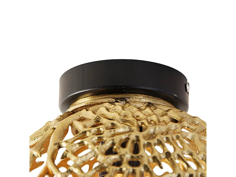 Plafonnier Art Déco doré - Maro