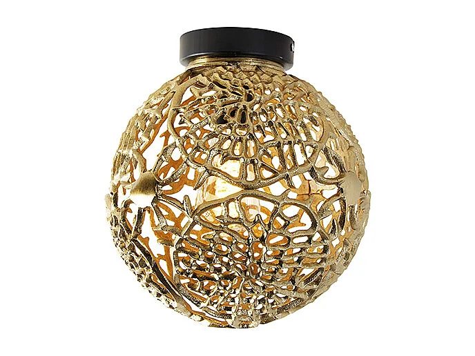 Plafonnier Art Déco doré - Maro