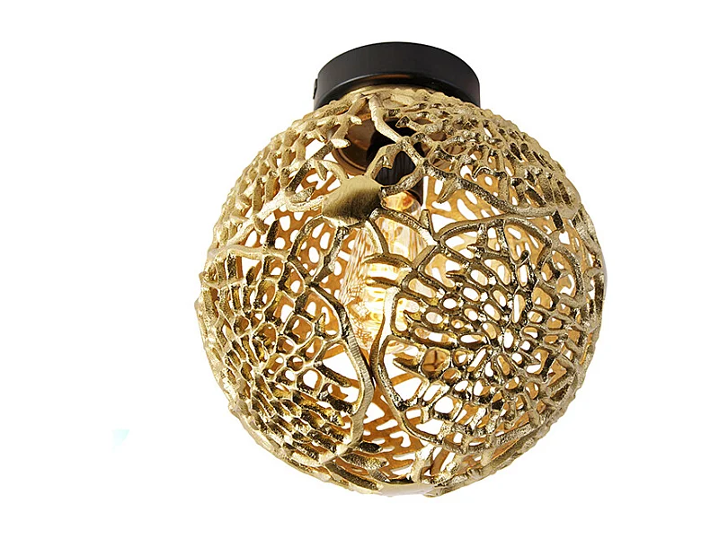 Plafonnier Art Déco doré - Maro
