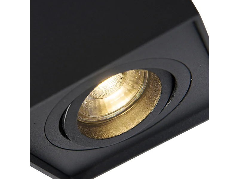 Spot encastré noir orientable - Quadro 1 up