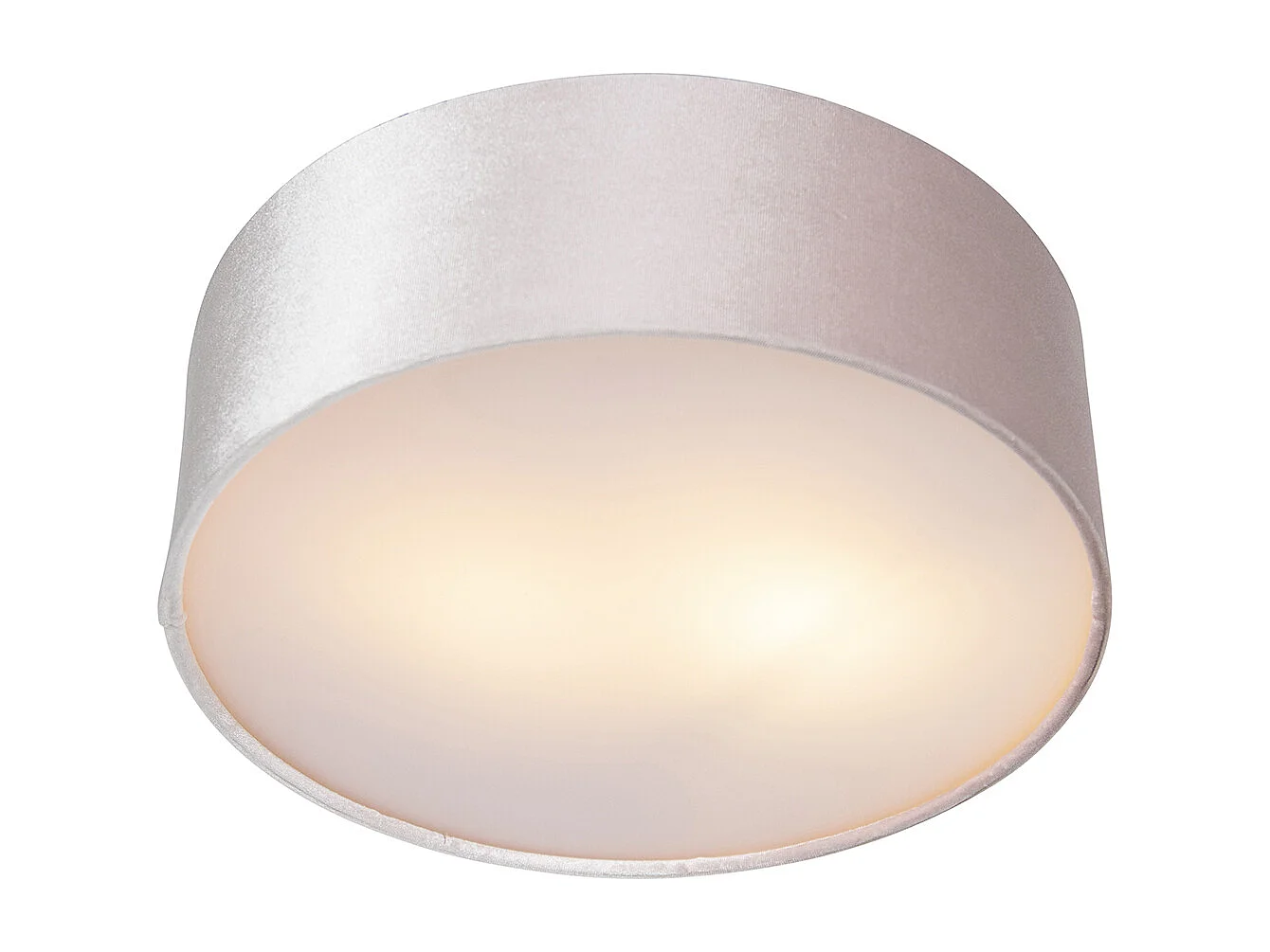 Plafonnier moderne rose 30 cm avec intérieur doré - Drum